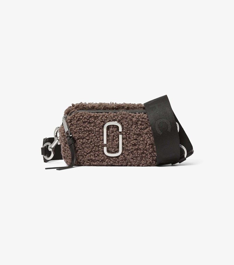 Torba Crossbody Damskie Marc Jacobs Snapshot Teddy Szare | 64IEYFNZK