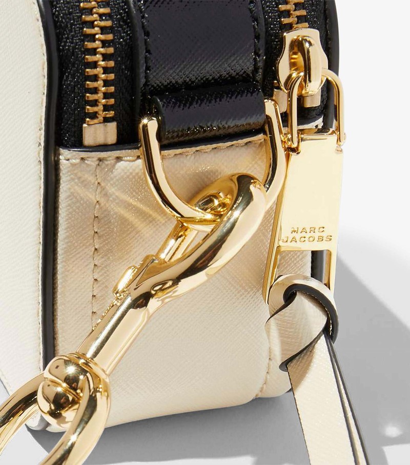 Torba Crossbody Damskie Marc Jacobs Snapshot Białe Kolorowe | 75URIMZXB