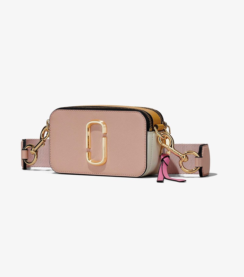 Torba Crossbody Damskie Marc Jacobs Snapshot Różowe Kolorowe | 76QRSZVUW