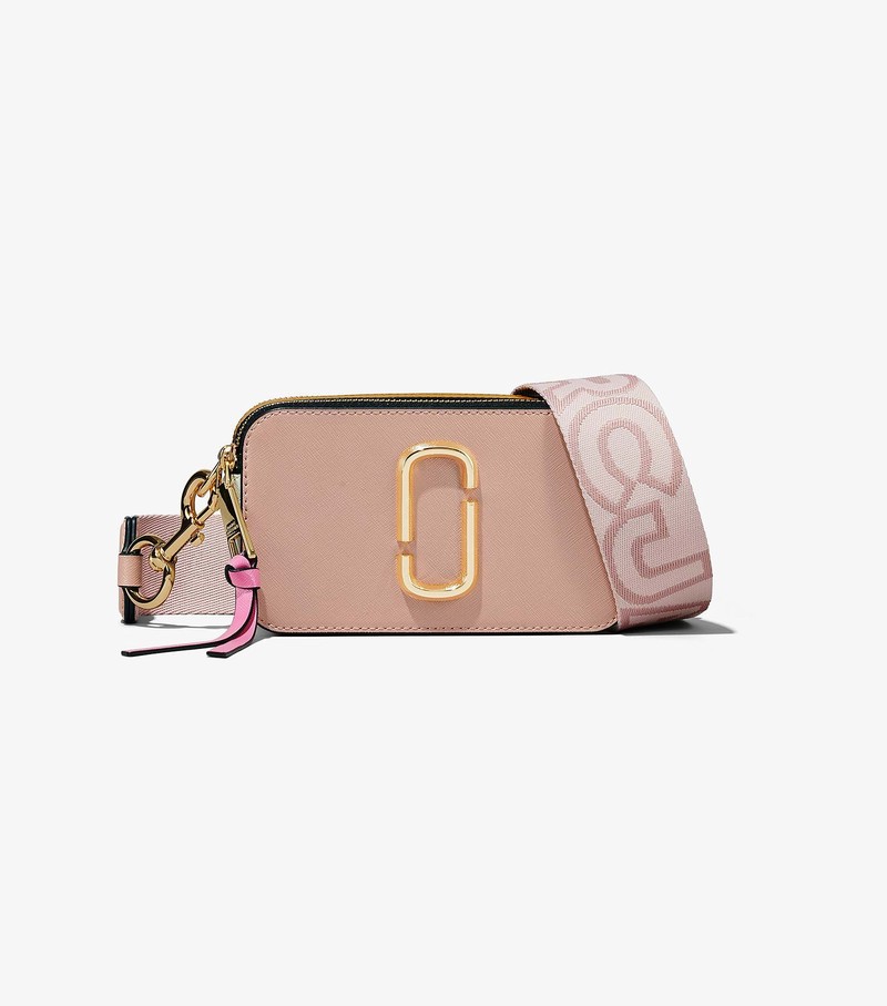 Torba Crossbody Damskie Marc Jacobs Snapshot Różowe Kolorowe | 76QRSZVUW