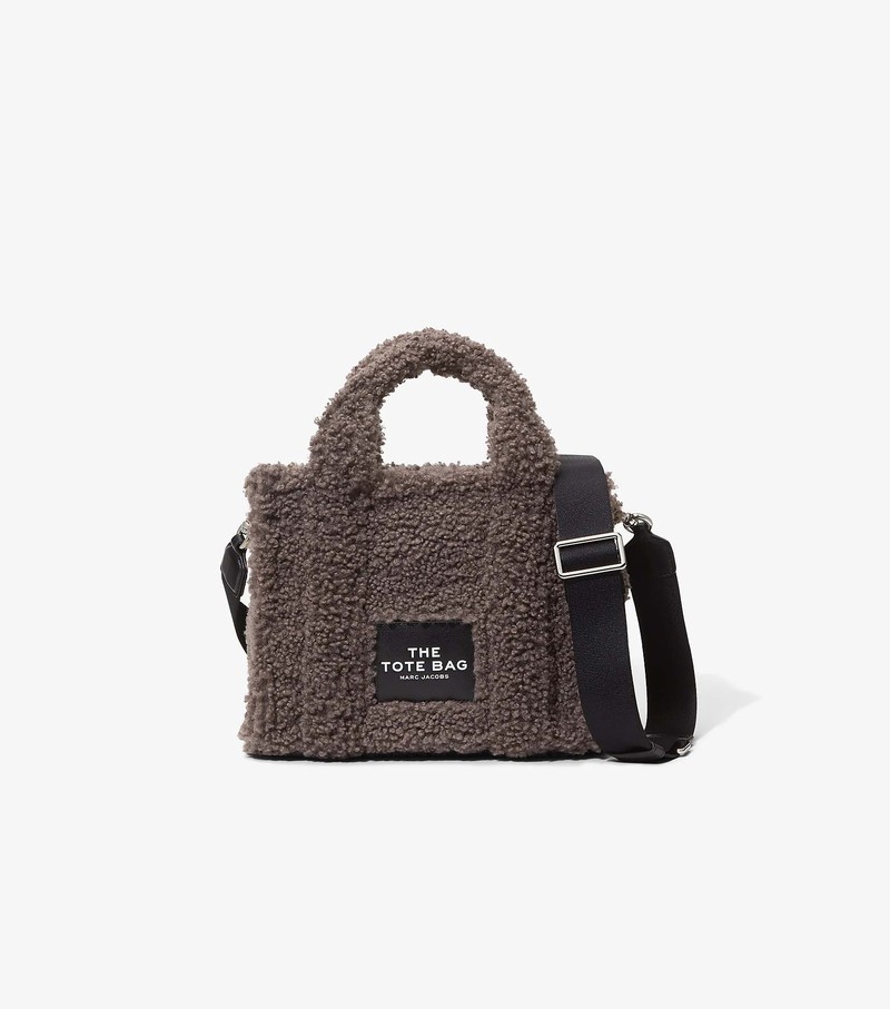 Torba Crossbody Damskie Marc Jacobs Teddy Mini Szare | 52CFNZJWI