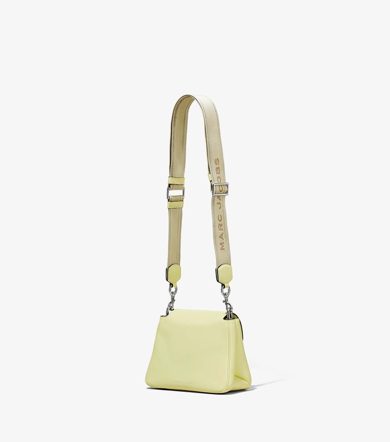 Torba Satchel Damskie Marc Jacobs J Marc Chain Mini Żółte | 18IKTQRFD