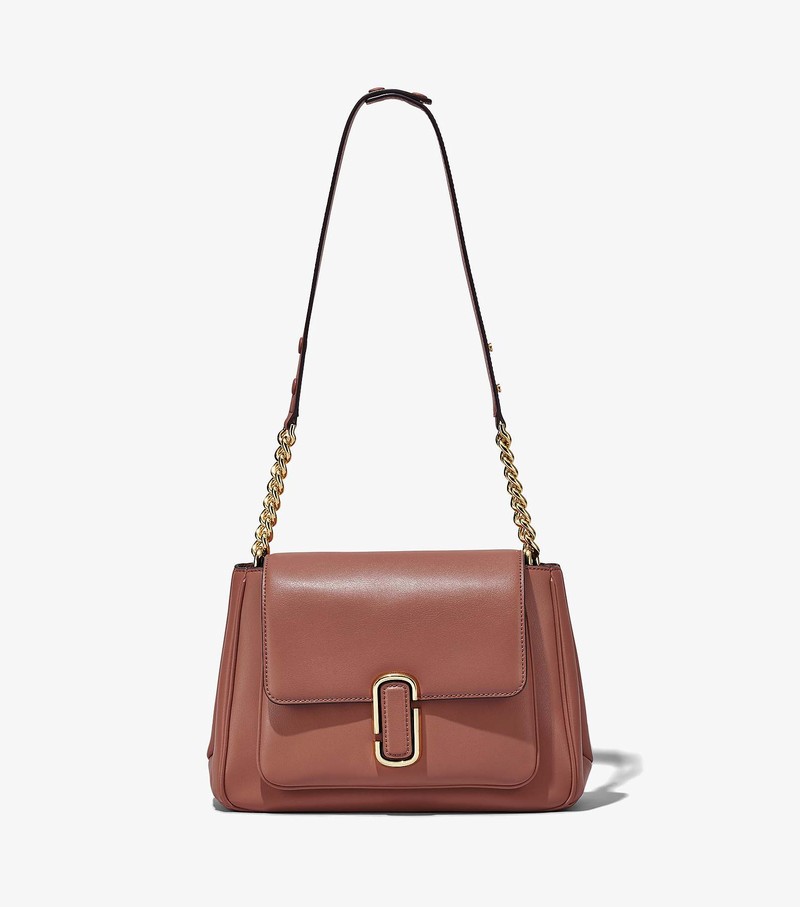 Torba Satchel Damskie Marc Jacobs J Marc Chain Brązowe | 60VTQLXUF