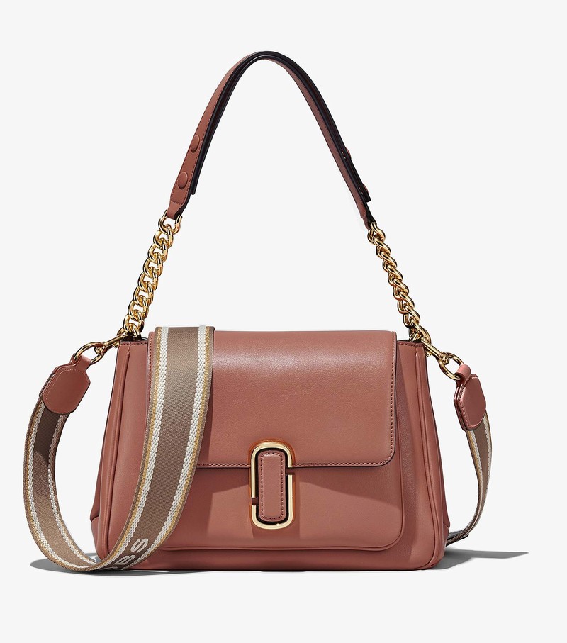 Torba Satchel Damskie Marc Jacobs J Marc Chain Brązowe | 60VTQLXUF