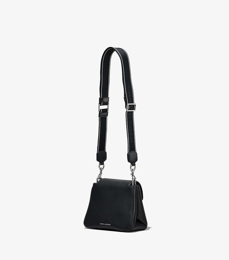 Torba Satchel Damskie Marc Jacobs J Marc Chain Mini Czarne | 79VLOIJZS