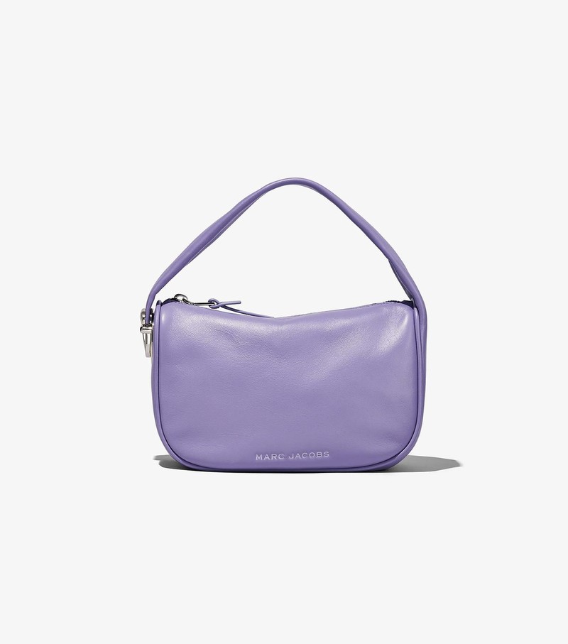 Torby Przez Ramię Damskie Marc Jacobs Pushlock Mini Hobo Fioletowe | 50RZGPCYN