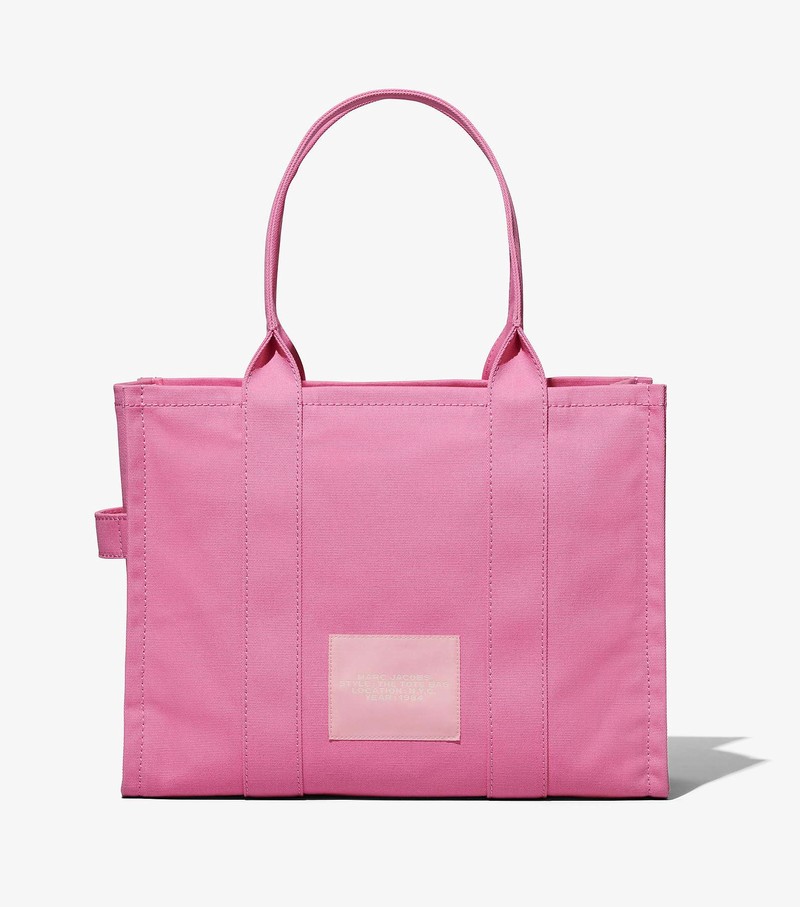 Torby Tote Damskie Marc Jacobs Large Różowe | 96ADMVLXK