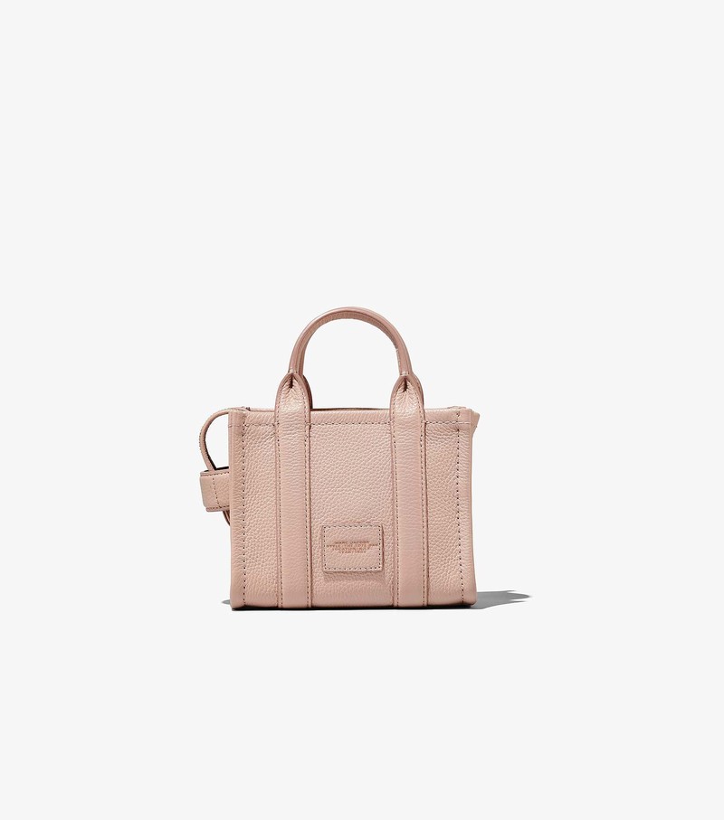 Torby Tote Damskie Marc Jacobs Skórzane Micro Brązowe | 18YDWLHFA