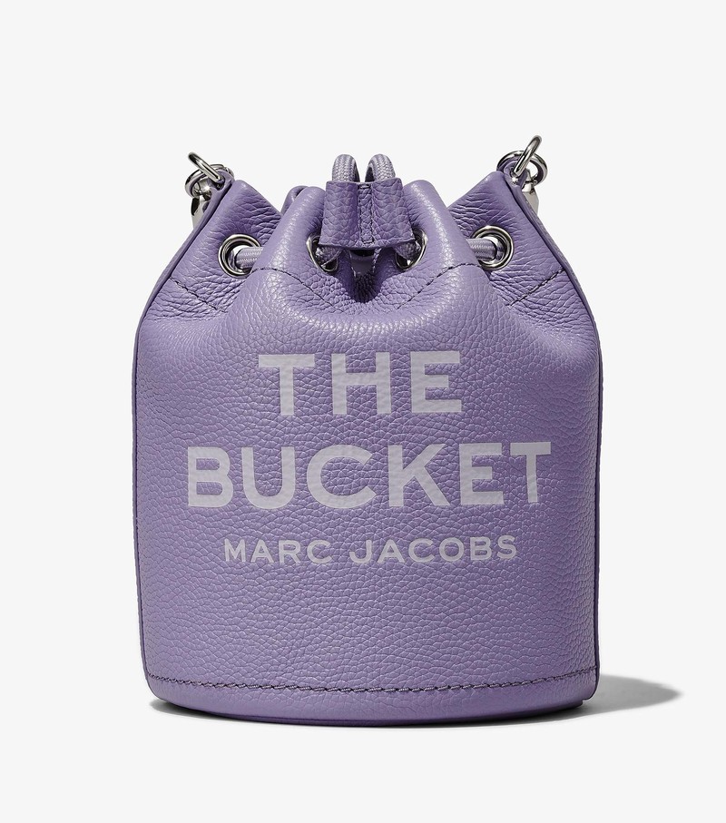 Torebka Bucket Bag Damskie Marc Jacobs Skórzane Fioletowe | 62UTYRMHN