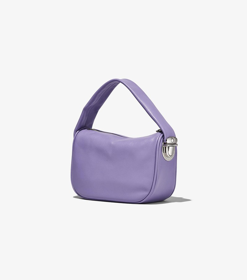 Torebki Małe Damskie Marc Jacobs Pushlock Hobo Fioletowe | 67ZTVACSP