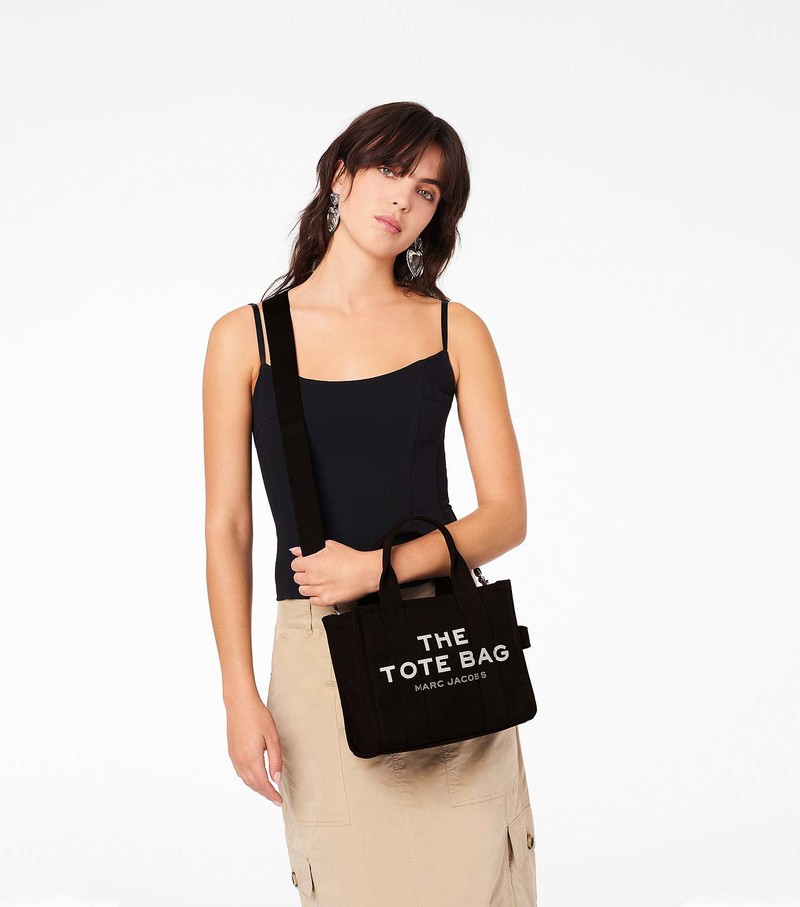 Torebki Małe Damskie Marc Jacobs Tote Czarne | 10JTYHWNF