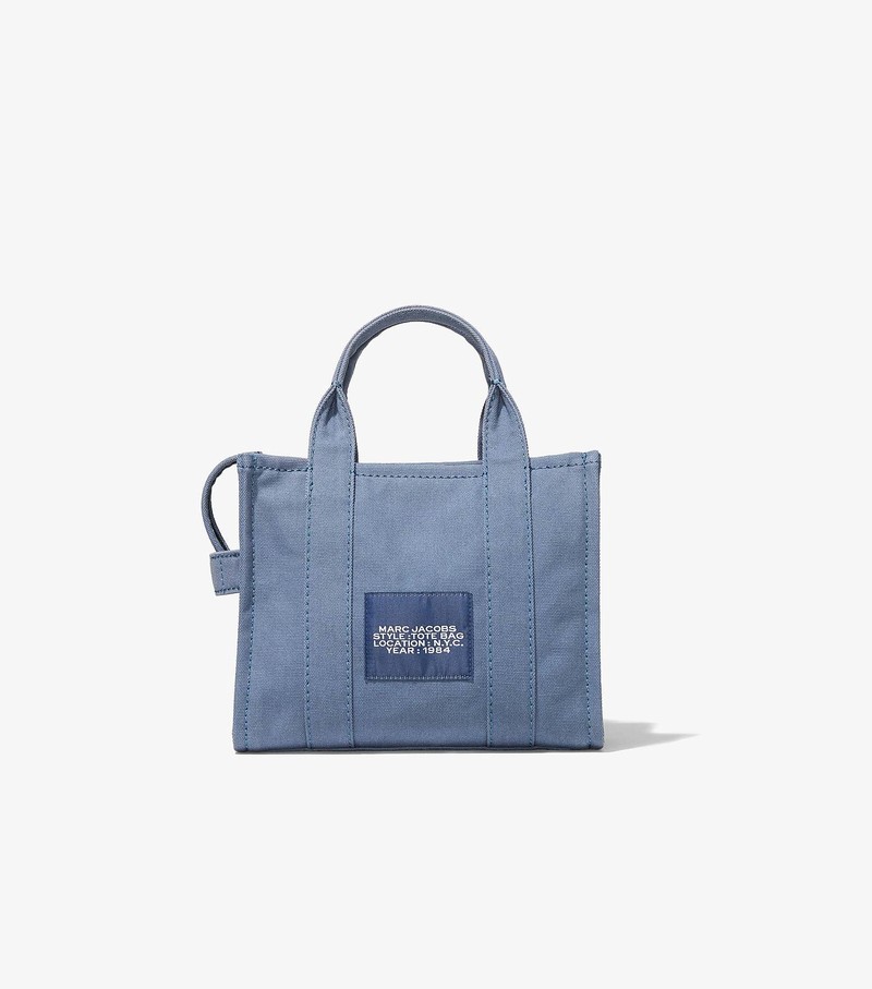 Torebki Małe Damskie Marc Jacobs Tote Niebieskie | 85NQHSKGE