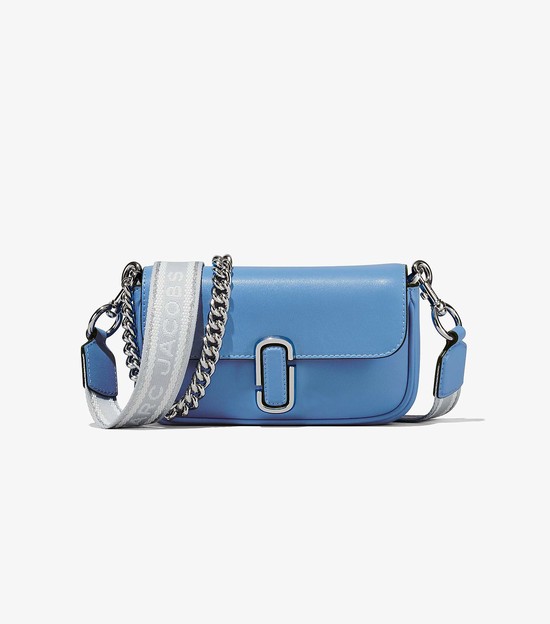 Torba Crossbody Damskie Marc Jacobs J Marc Mini Niebieskie | 69PDFXGJH