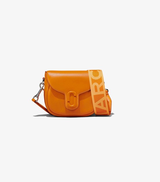 Torba Crossbody Damskie Marc Jacobs J Marc Small Pomarańczowe | 95KCHJRZE