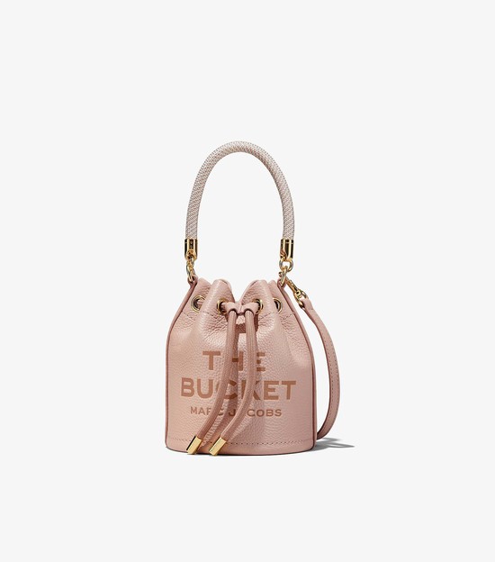 Torba Crossbody Damskie Marc Jacobs Skórzane Micro Różowe | 49CGRJVMK