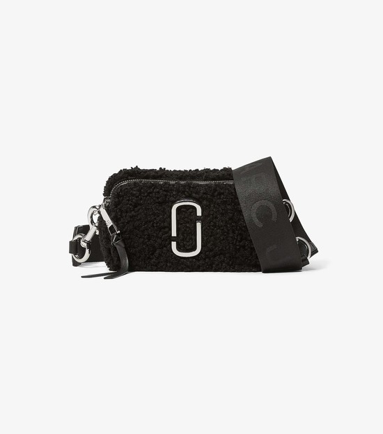 Torba Crossbody Damskie Marc Jacobs Snapshot Teddy Czarne | 27IVRHXYO