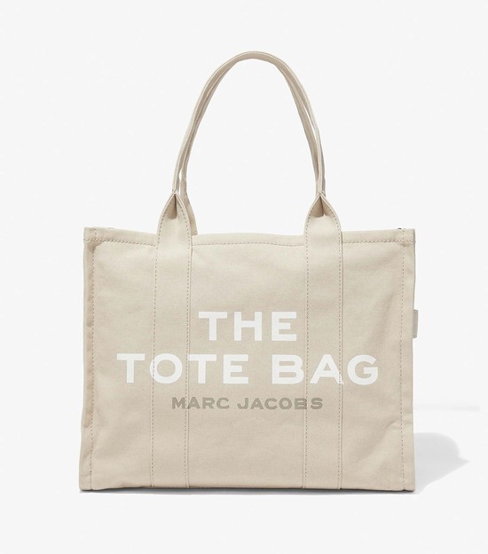 Torby Tote Damskie Marc Jacobs Large Beżowe | 21YSVEKHU