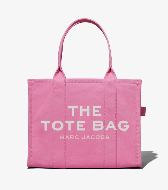 Torby Tote Damskie Marc Jacobs Large Różowe | 96ADMVLXK