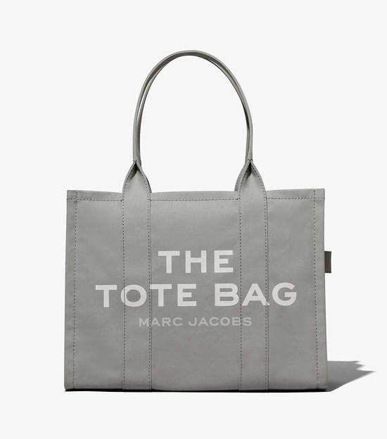 Torby Tote Damskie Marc Jacobs Large Szare | 48WVMAHSF