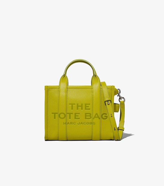 Torby Tote Damskie Marc Jacobs Skórzane Mini Zielone | 58UEGPVFR