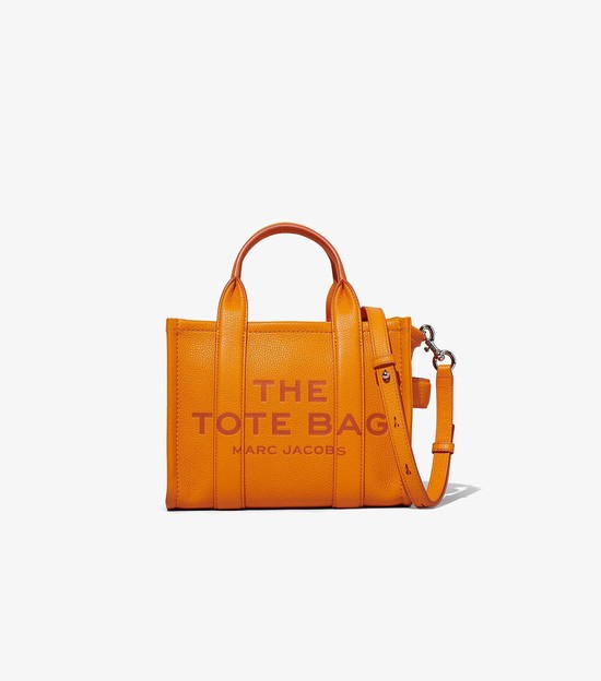 Torby Tote Damskie Marc Jacobs Skórzane Mini Brązowe | 68NOBPEQW