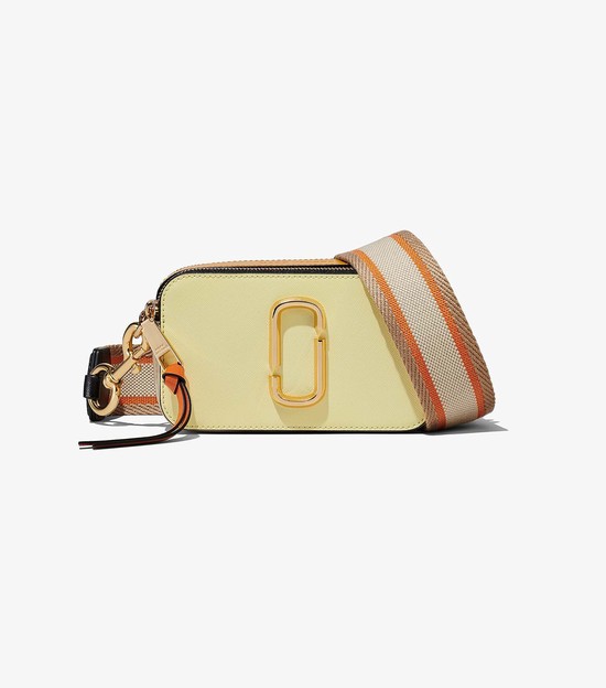 Torebki Małe Damskie Marc Jacobs Colorblock Snapshot Żółte Kolorowe | 56THYKONU